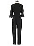 Black Halo Solid Black Jumpsuit Size 0 - photo 2