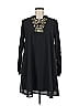 Artizara 100% Polyester Black Long Sleeve Blouse Size 6 - photo 1