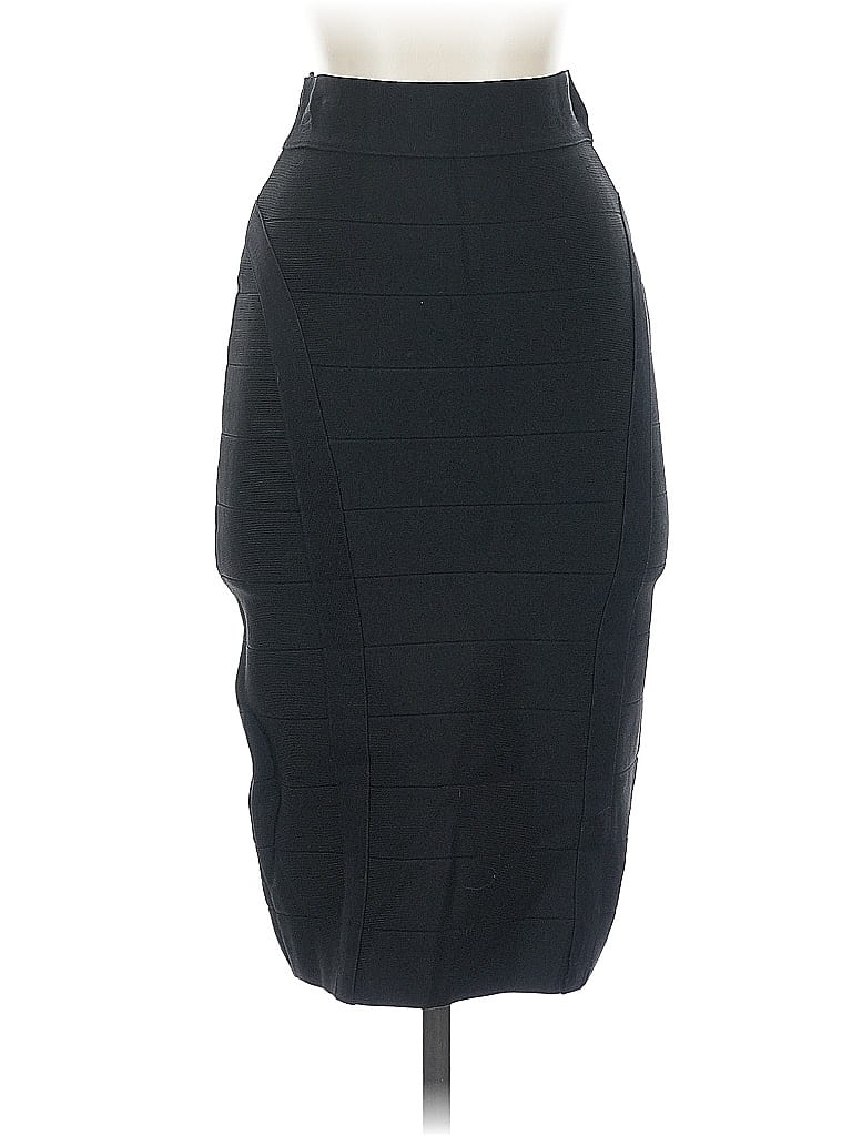 Pre-owned Bebe Formal Skirt In Black