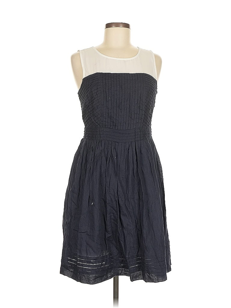 Pre-owned Ann Taylor Loft Casual Dress In Blue