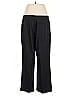 Faconnable Solid Black Wool Pants Size 16 - photo 2