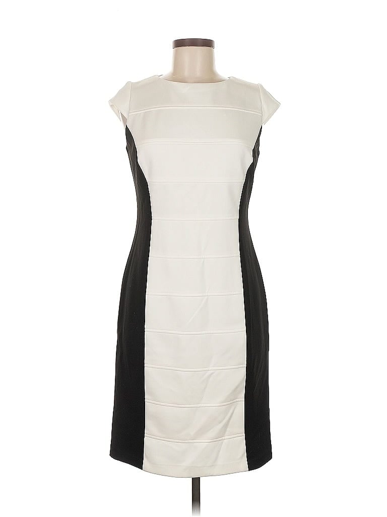 Pre-owned Studio One Cocktail Dress In White