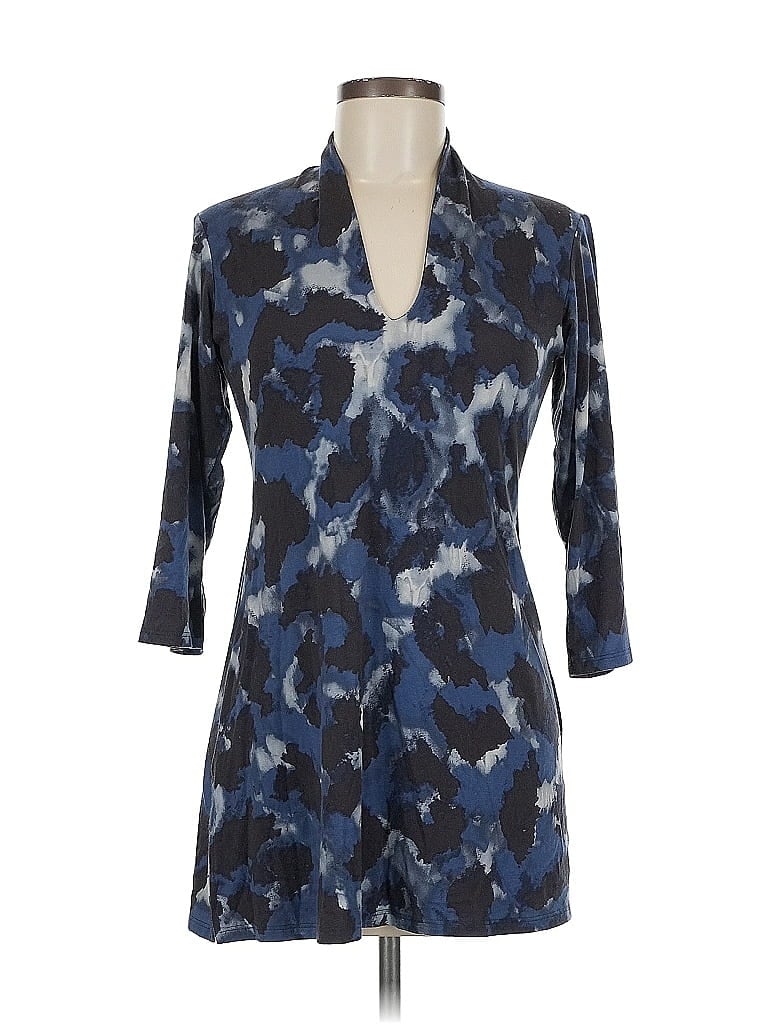 Pre-owned Fabrizio Gianni 3/4 Sleeve T-shirt In Blue