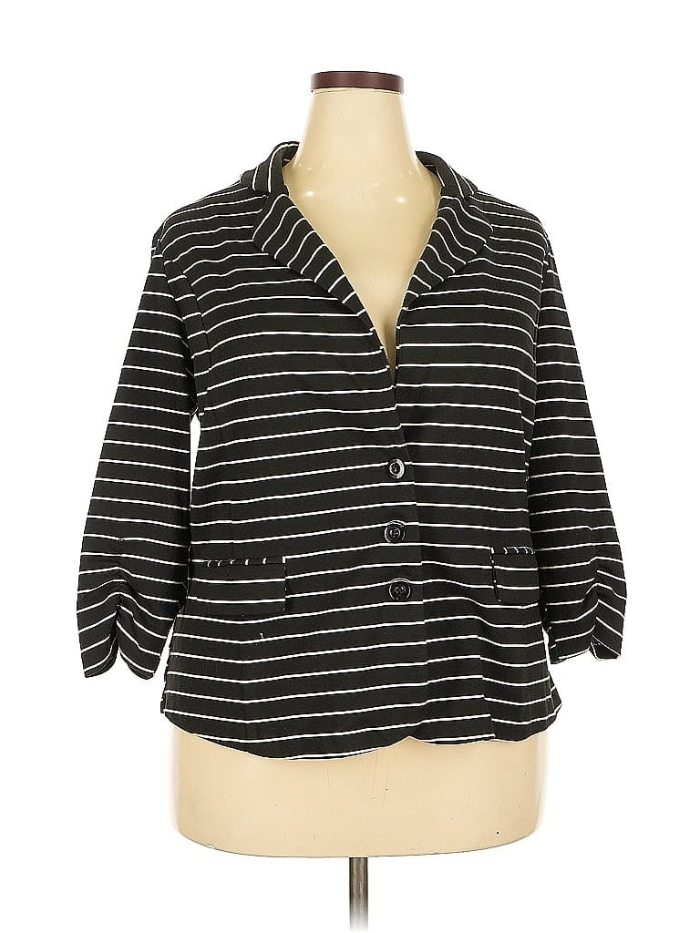 Click to view more detailed imagery on our partner's website Pre-owned Dressbarn Blazer Jacket In Black
