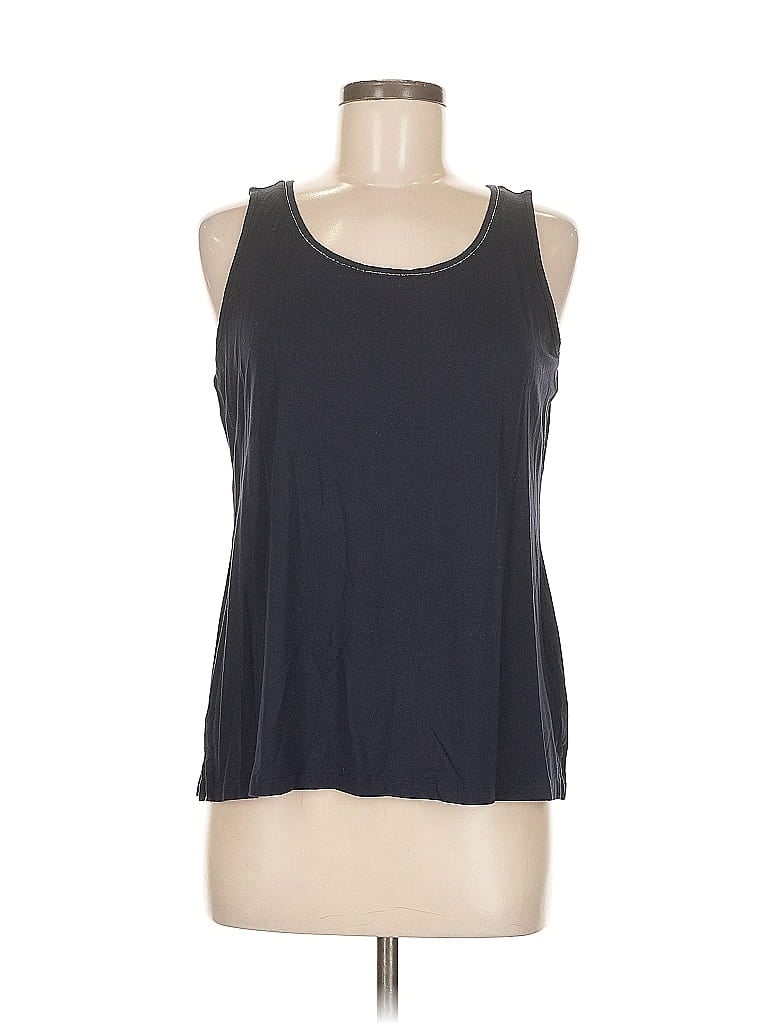 Pre-owned Chico's Tank Top Black Halter Neckline Tops
