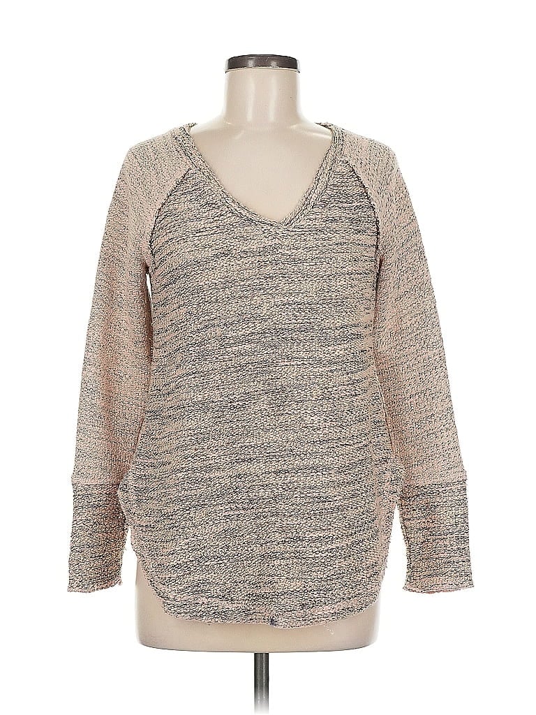 Pre-owned Altar'd State Pullover Sweater In Brown