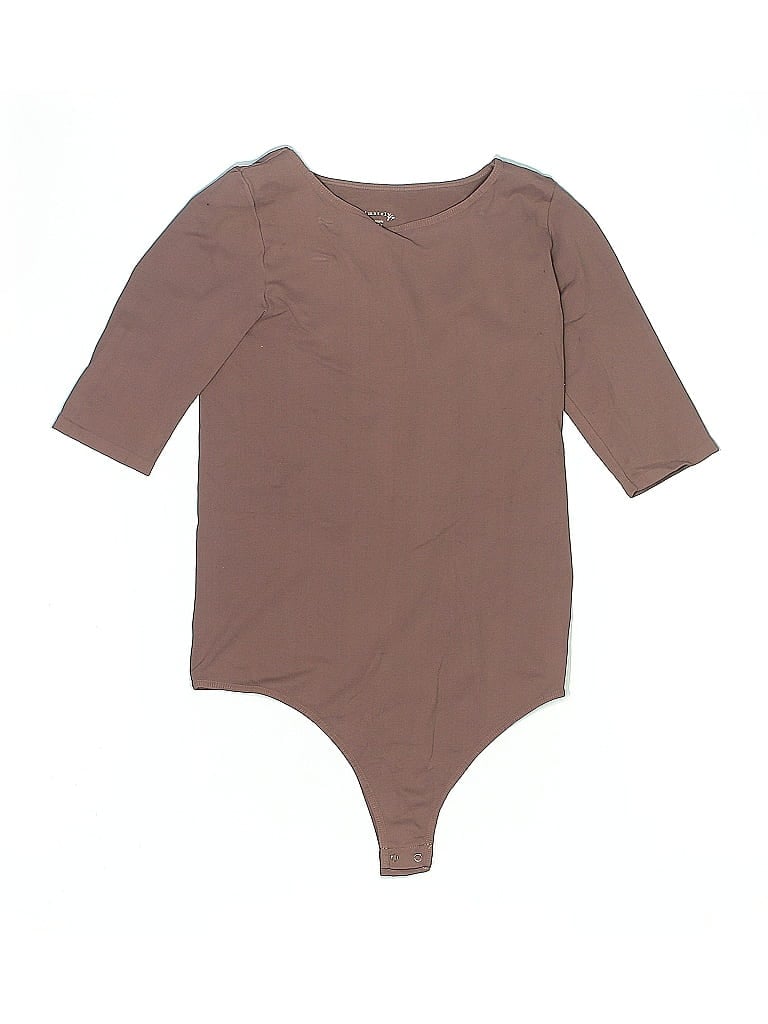 Pre-owned Intimately By Free People Bodysuit In Brown