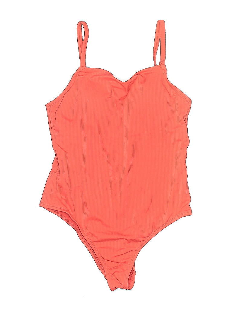 Pre-owned Kona Sol One Piece Swimsuit In Orange