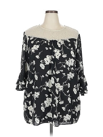 Suzanne Betro 3/4 Sleeve Blouse (view 1)