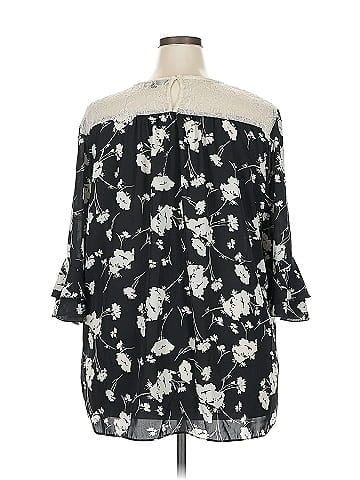 Suzanne Betro 3/4 Sleeve Blouse (view 2)