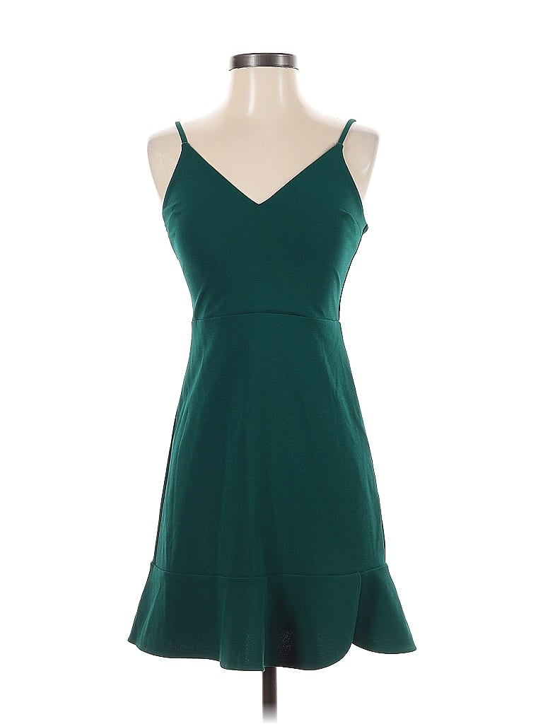 Pre-owned Express Cocktail Dress In Green
