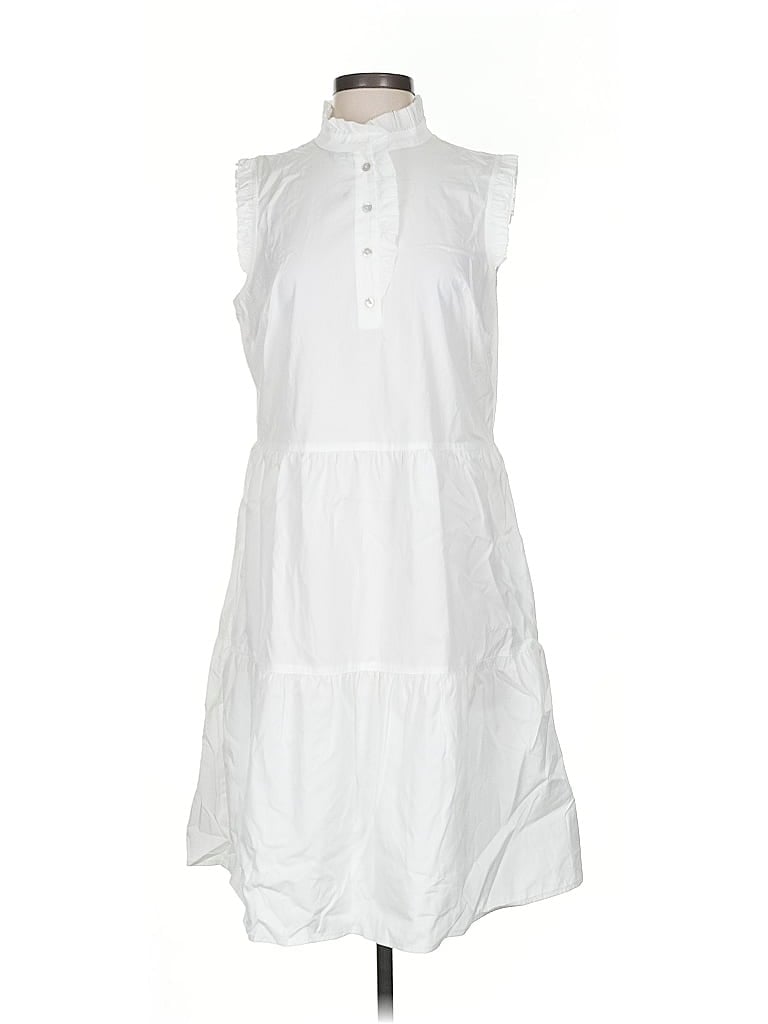 Pre-owned Elie Tahari Casual Dress In White