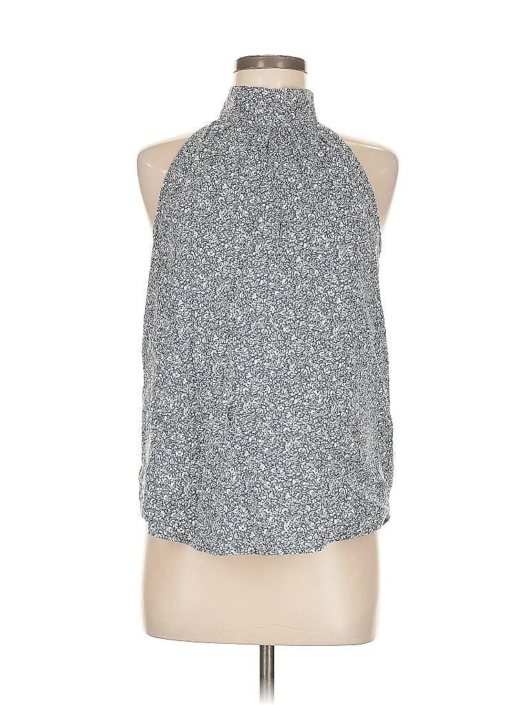 Pre-owned J.crew Factory Store Sleeveless Blouse In Blue