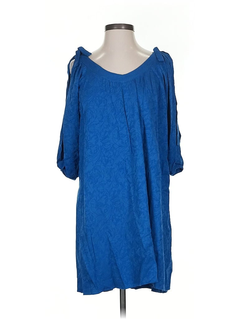 Pre-owned Holding Horses Casual Dress In Blue