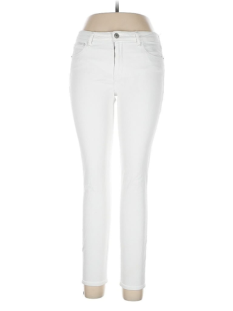 Pre-owned Abercrombie & Fitch Jeans In White