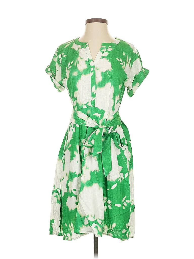 Pre-owned Simply Vera Vera Wang Casual Dress In Green