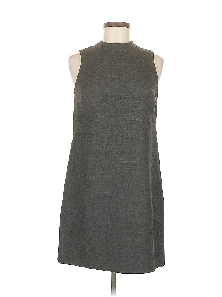 Pre-owned Ann Taylor Loft Casual Dress In Gray