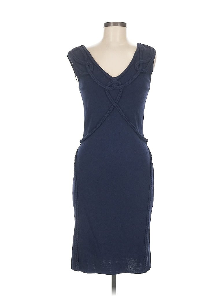 Pre-owned E3 By Etcetera Cocktail Dress In Blue