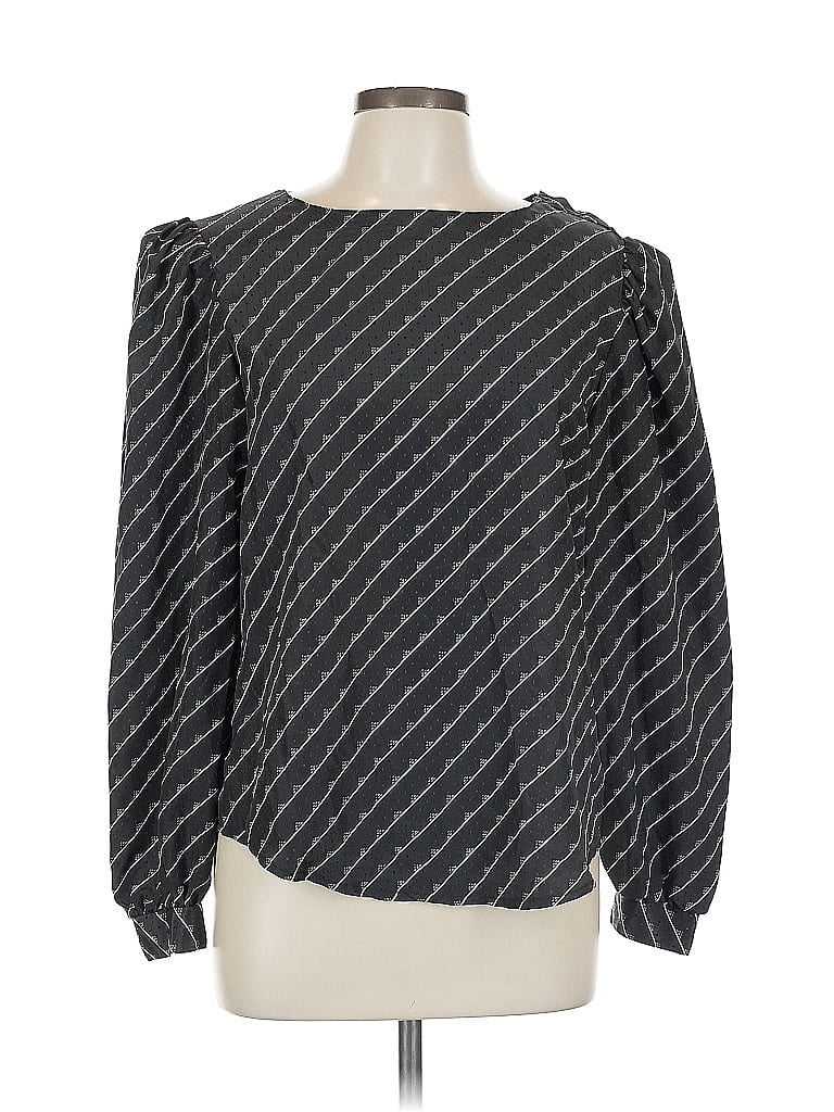 Click to view more detailed imagery on our partner's website Pre-owned Dabney Lee Long Sleeve Blouse In Black