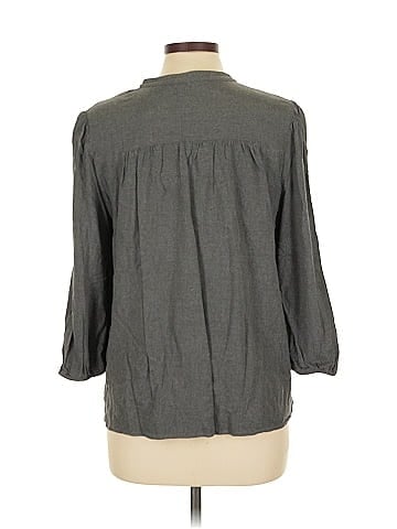 Ann Taylor LOFT Outlet 3/4 Sleeve Blouse (view 2)