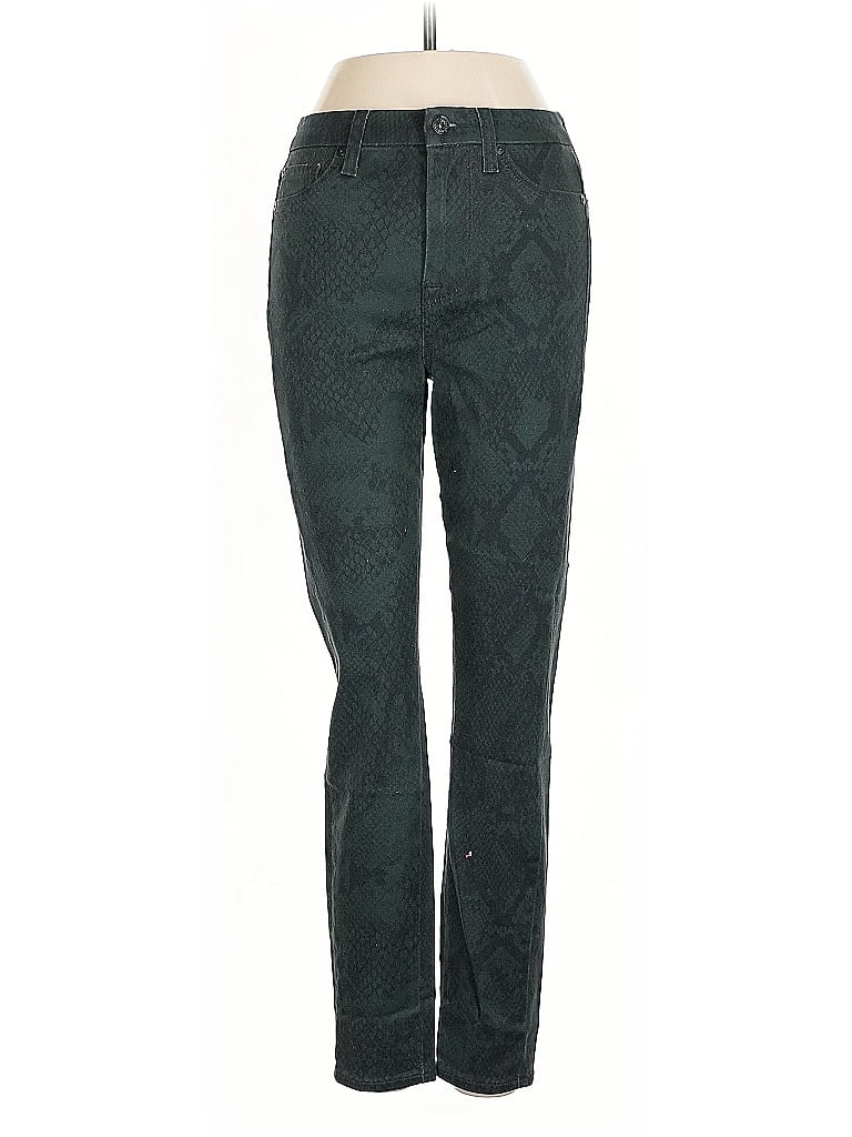 Pre-owned 7 For All Mankind Casual Pants In Green