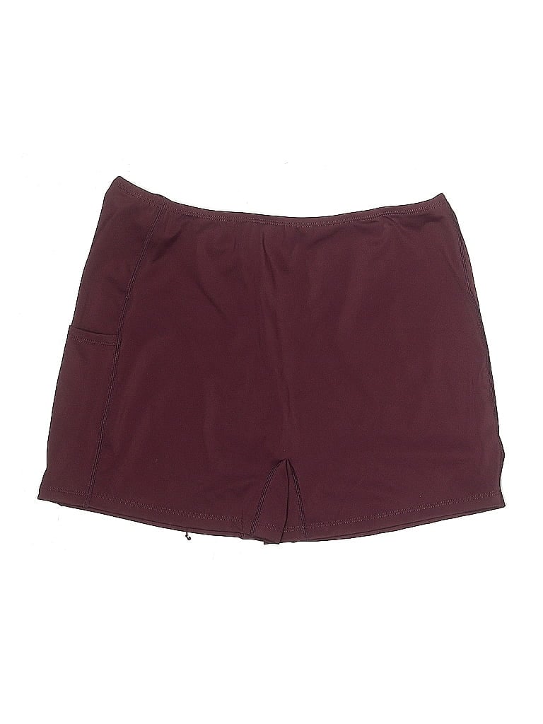 Pre-owned Halara Athletic Shorts In Burgundy