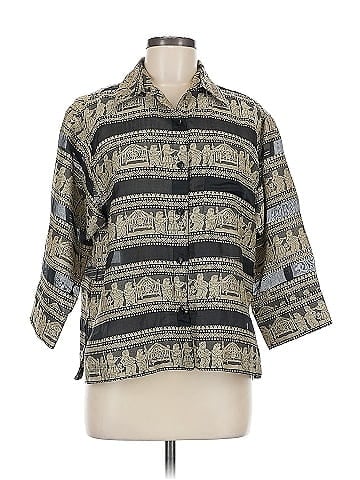 Chico's Design 3/4 Sleeve Button-Down Shirt (view 1)