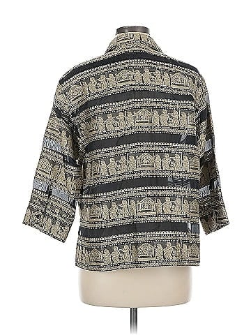 Chico's Design 3/4 Sleeve Button-Down Shirt (view 2)