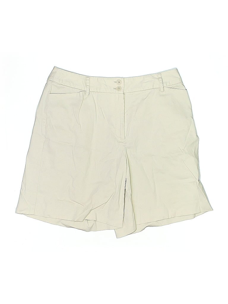 Pre-owned Charter Club Khaki Shorts In White