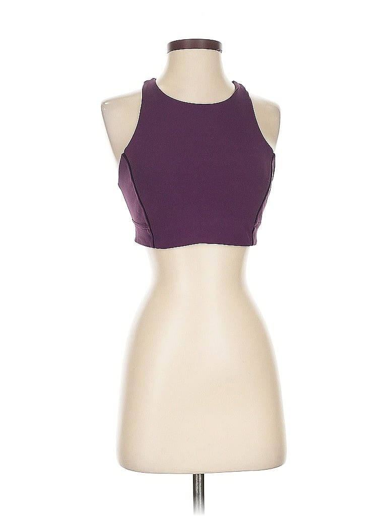 Pre-owned Lululemon Athletica Tank Top Purple Halter Neckline Tops