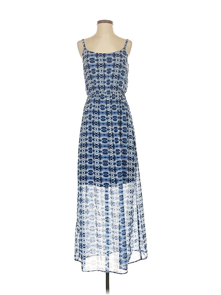 Pre-owned Bobeau Casual Dress In Blue