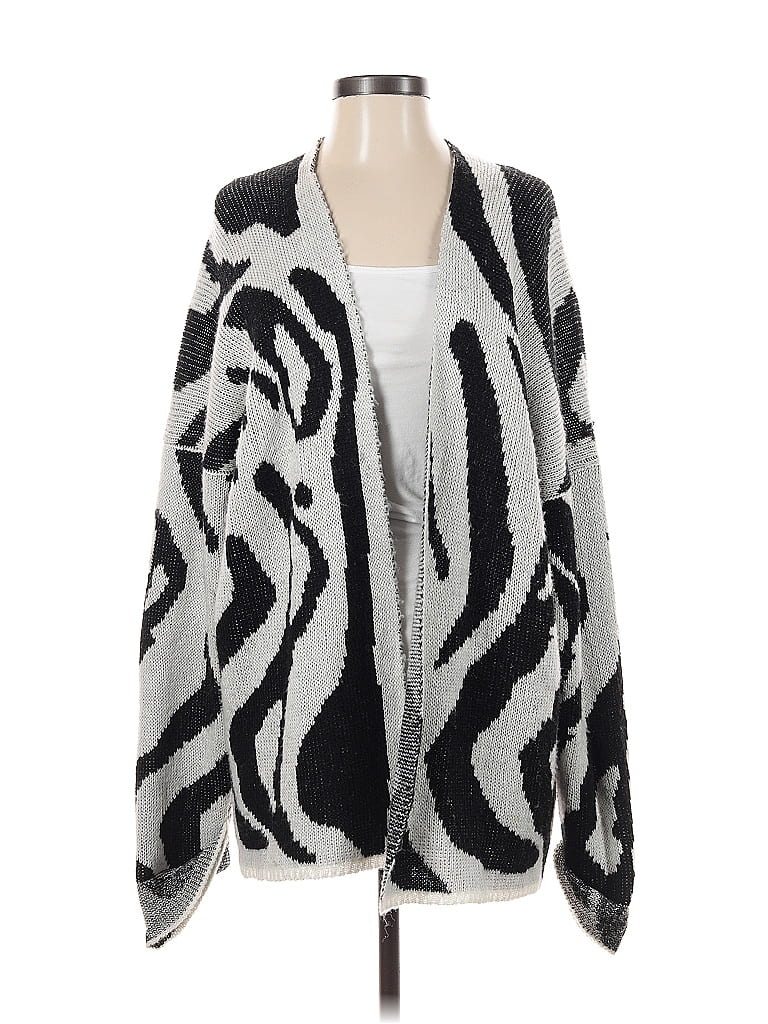 Pre-owned William B Cardigan Sweater In Silver