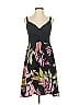 CAbi 100% Polyester Tropical Black Cocktail Dress Size S - photo 1