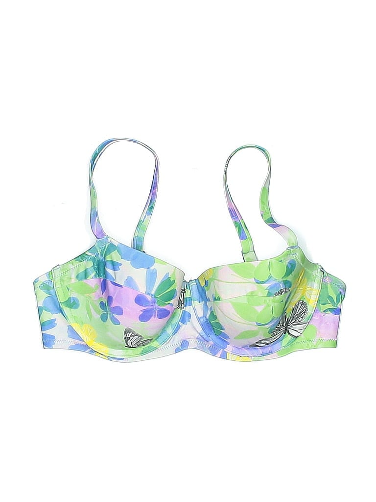 Pre-owned Aerie Swimsuit Top Green Swimwear