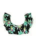 Raisins Tropical Black Swimsuit Top Size M - photo 2