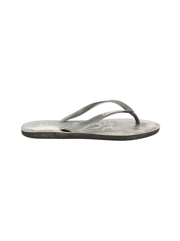 Pre-owned Havaianas Flip Flops In Silver