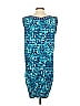 BCBGMAXAZRIA Graphic Teal Cocktail Dress Size S - photo 2