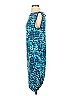 BCBGMAXAZRIA Graphic Teal Cocktail Dress Size S - photo 5