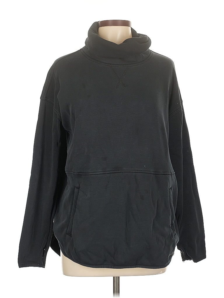 Pre-owned Eddie Bauer Sweatshirt In Black