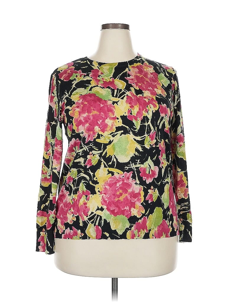 Pre-owned Polo Ralph Lauren Pullover Sweater In Black