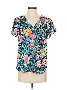 Tahari By Asl Short Sleeve Blouse