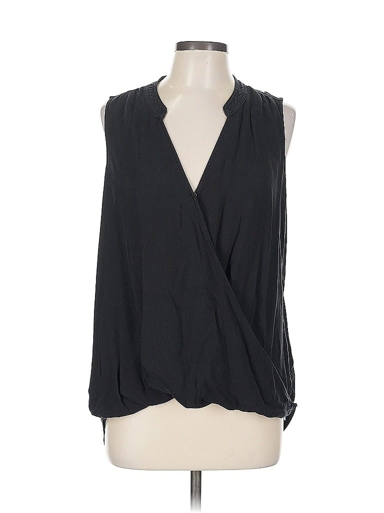 Pre-owned Splendid Sleeveless Blouse In Black