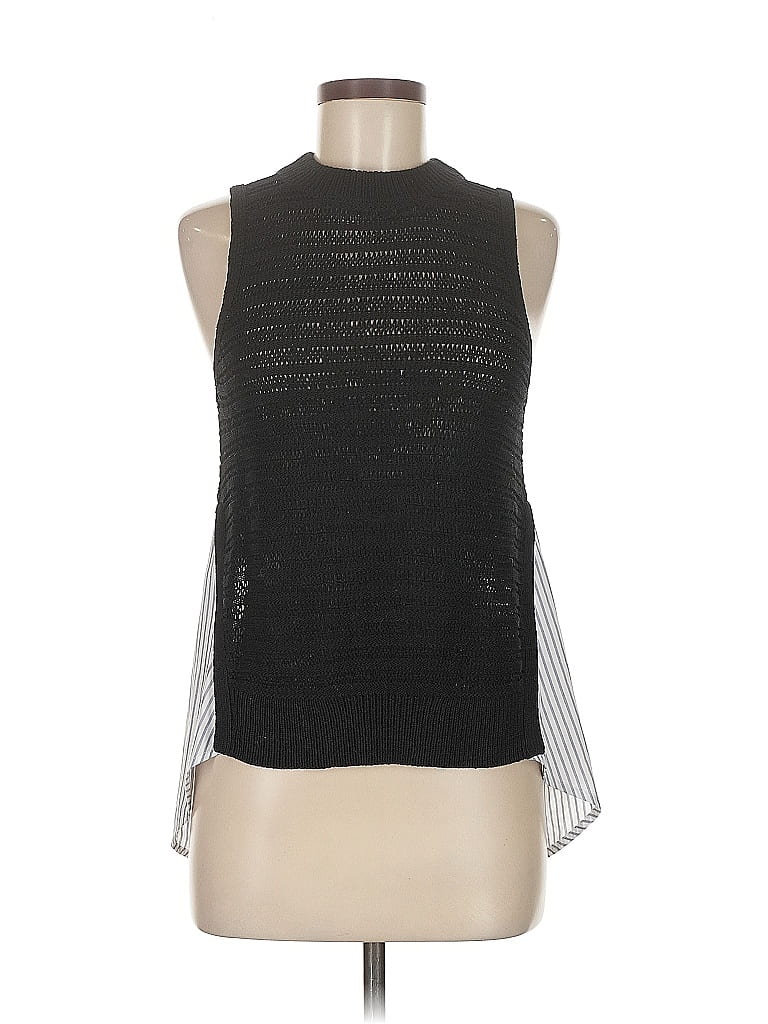 Pre-owned Veronica Beard Sweater Vest In Black