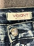 Vibrant M.I.U Paisley Blue Jeans Size 5 - photo 7