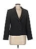 Valentino Boutique 100% Wool Chevron-herringbone Black Wool Blazer Size 10 - photo 1
