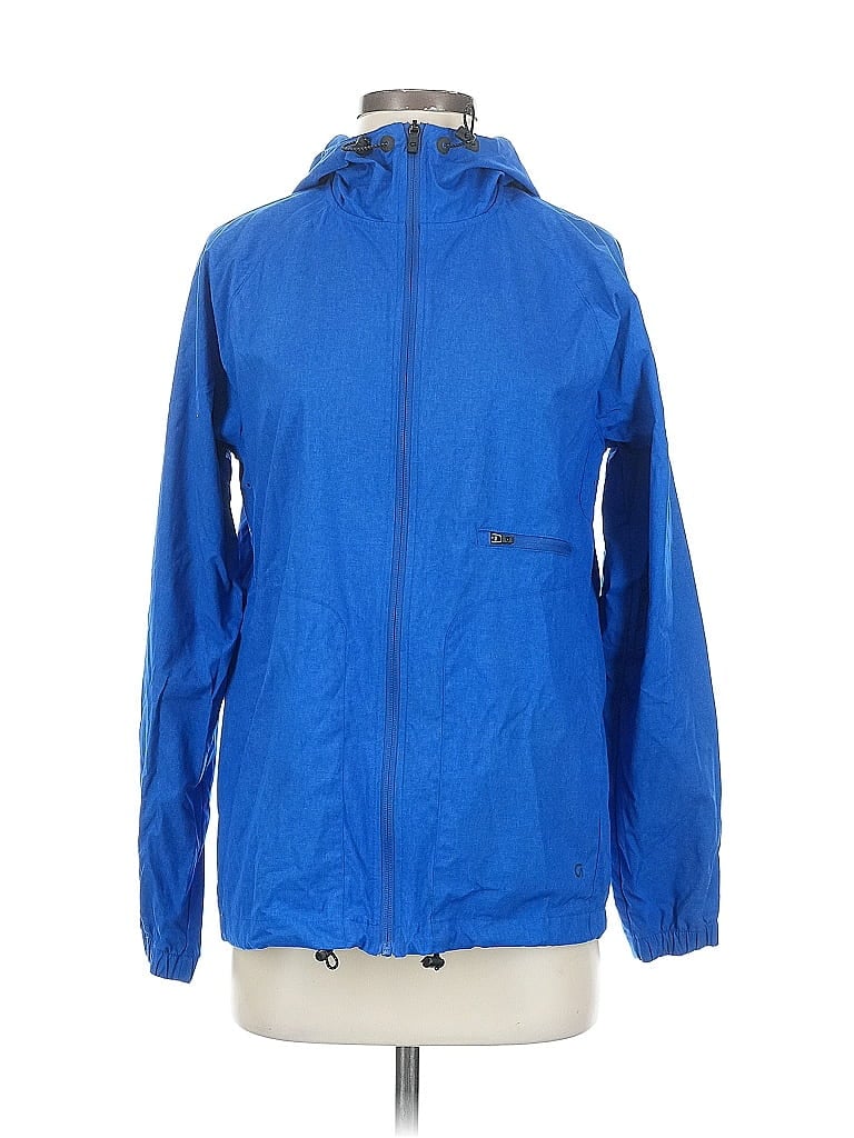 Pre-owned Gap Fit Windbreaker Jacket In Blue