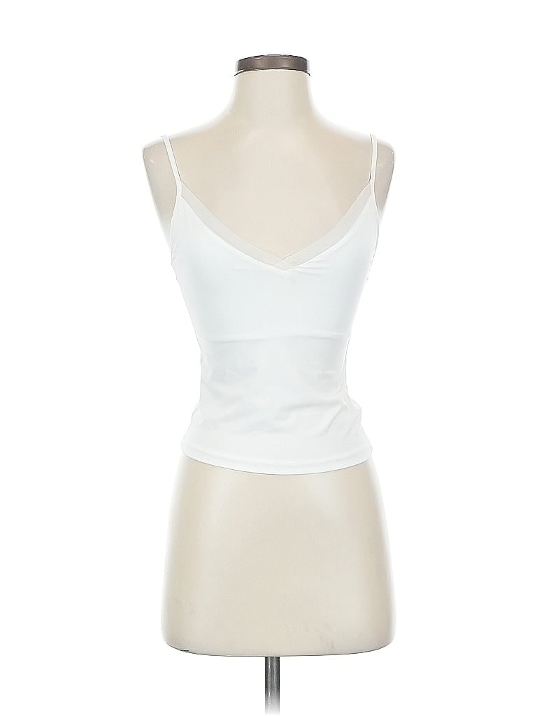 Pre-owned Zara Tank Top White Strapless Neckline Tops
