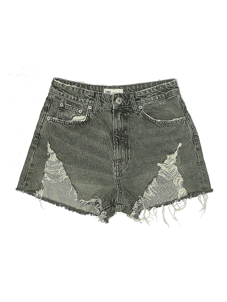 Click to view more detailed imagery on our partner's website Pre-owned Zara Denim Shorts In Green