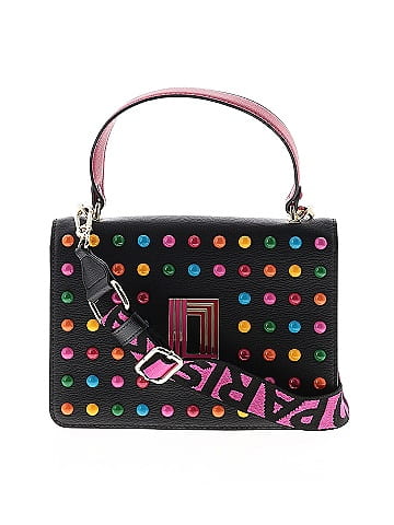 Karl Lagerfeld Paris Leather Satchel (view 1)