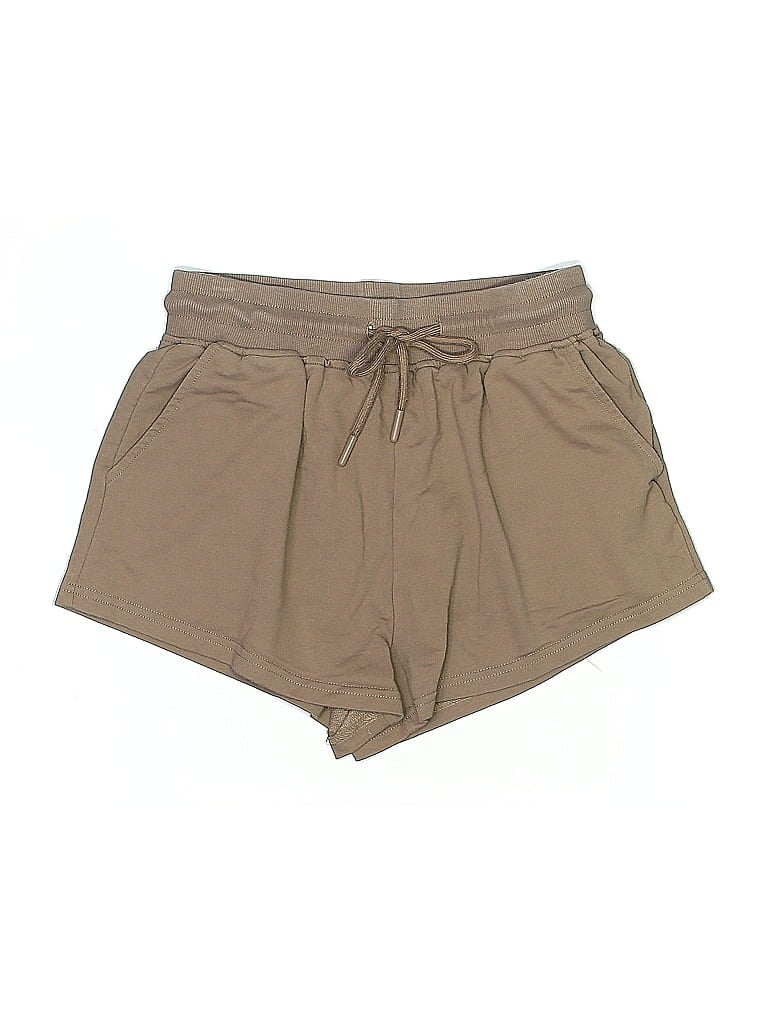 Pre-owned Trendy Queen Khaki Shorts In Brown